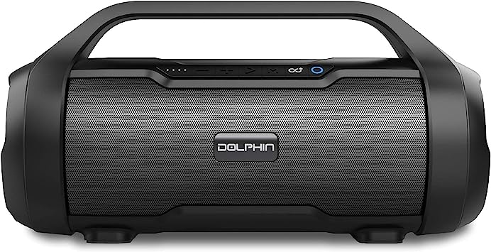 Photo 1 of Dolphin LX-20 Dual Portable Bluetooth Waterproof Tube Speaker with HD Sound and Bass, High Power 30W, Includes FM Radio, USB/SD MP3, AUX Input