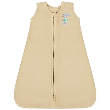 Photo 1 of TILLYOU Sleep Sack - Baby Wearable Blanket,Sleeveless Warm Soft Plush, Unisex Clothes for Toddlers Age 12-18 Months, Khaki Baby Crocodile
