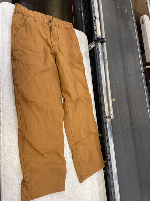 Photo 1 of Carhartt Rugged Flex Relaxed-Fit Canvas 5-Pocket Work Pants for Men 30X30