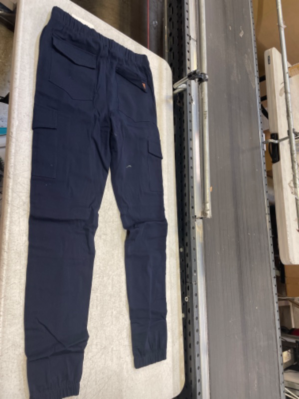 Photo 2 of DARK BLUE STRETCHY CARGO PANTS S