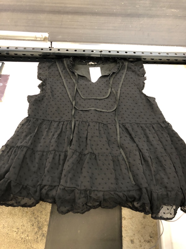 Photo 1 of BLACK BLOUSE SIZE XL