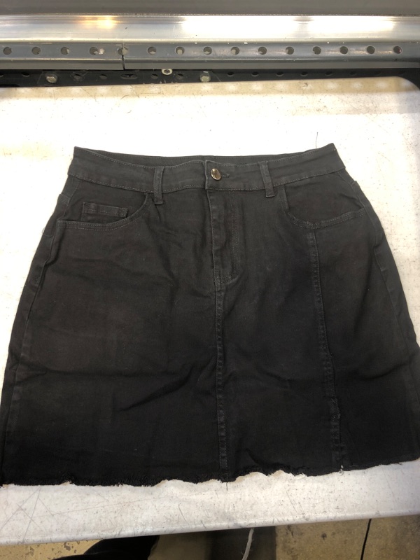 Photo 1 of BLACK DENIM SKIRT SIZE XL