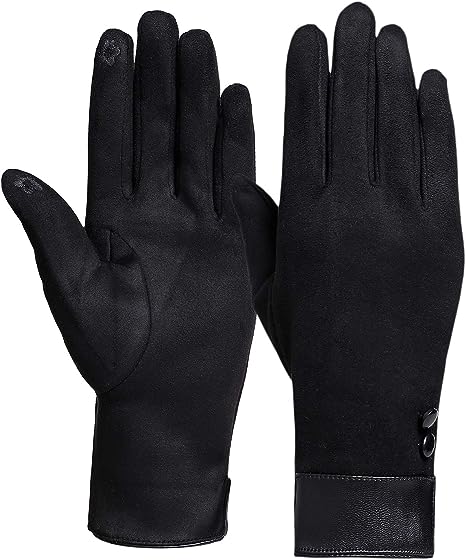 Photo 1 of 3 PACK ----- Womens Winter Gloves Touchscreen Warm Windproof Gloves for Women Girls Winter Using Wear Lined Thick Gloves