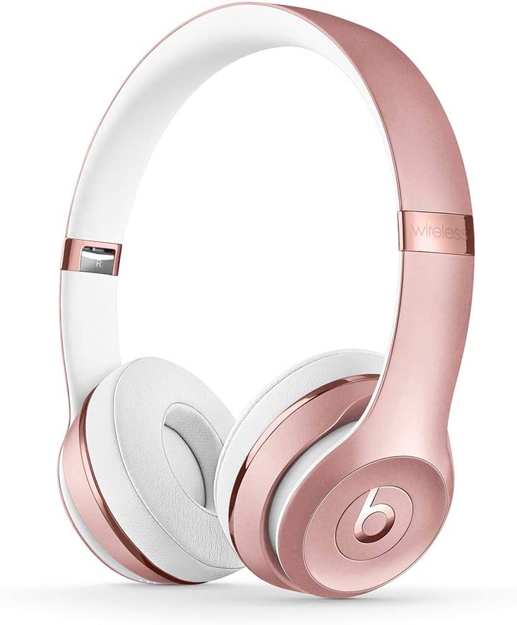 Photo 1 of Beats Solo3 Wireless On-Ear Headphones - Apple W1 Headphone Chip, Class 1 Bluetooth, 40 Hours of Listening Time, Built-in Microphone - Rose Gold (Latest Model)