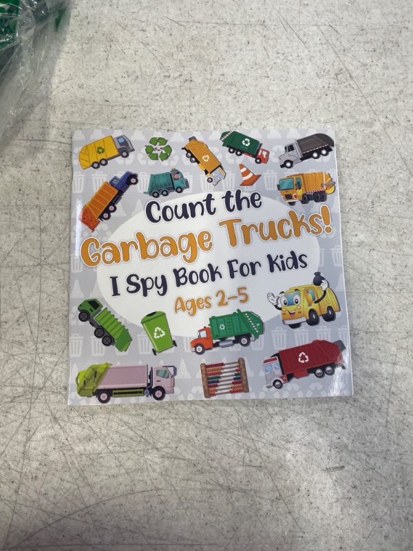 Photo 2 of Count The Garbage Trucks! I Spy Book for Kids Ages 2-5: Garbage and Trash Truck Fun Picture Puzzle Book for Kids Toddlers: Activity Book About Trash Vehicles (Garbage Truck Book for Kids)