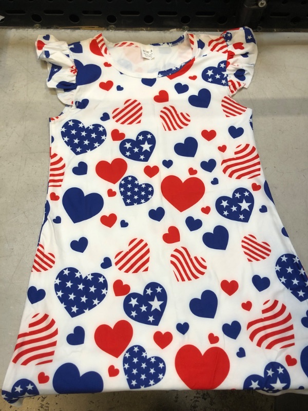 Photo 1 of SIZE - SMALL 5-6Y CHILDRENS 4TH OF JULY DRESS 