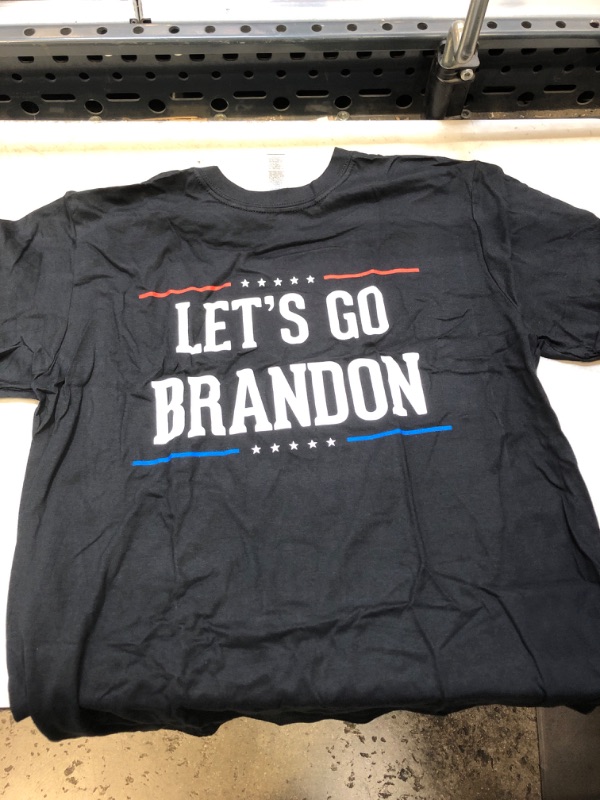 Photo 1 of SIZE - LARGE "LETS GO BRANDON" T-SHIRT 