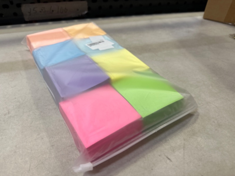 Photo 1 of 48 Pack Sticky Notes - Post it Notes 3x3 Inch Bright Colors, Super Self-Stick Note Pads for Office Supplies, Home, Notebook, School