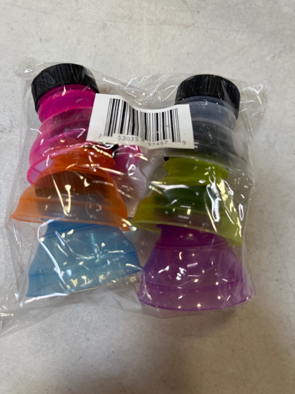 Photo 1 of  (6 Pack) | Superior Can Covers For Soda, Beer, Energy Drinks, Juice, Seltzer | Must-Have Picnic Accessories & Beach Gadgets | BPA-Free Reusable Fizz Lids | By Smart House Inc