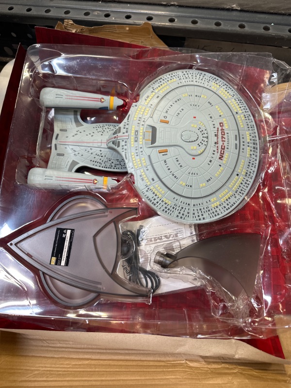 Photo 2 of Star Trek U.S.S. Enterprise 1701-D Bluetooth Speaker, Sleep Machine, Night Light by Fametek