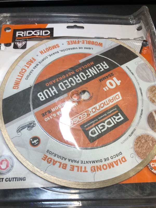 Photo 2 of 10 in. Reinforced Hub Tile Diamond Blade