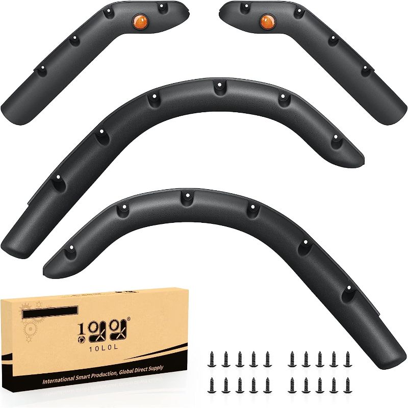 Photo 1 of 10L0L Golf Cart Standard Fender Flares Front and Rear for EZGO with Matel Mounting Hardware (Set of 4pcs)
