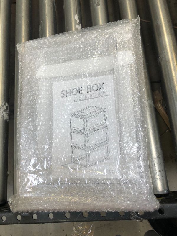 Photo 2 of  Acrylic Clear Shoe Box– Ultra Clear Plastic Stackable Sneaker Storage For Sneakerhead, Fits US Size 15 