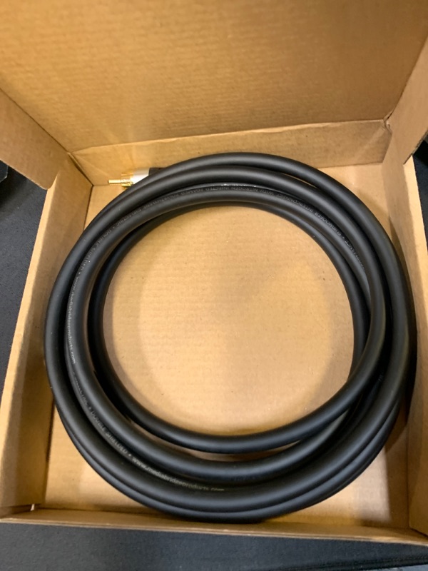 Photo 2 of Mediabridge ULTRA Series Subwoofer Cable (8 Feet) - Dual Shielded with Gold Plated RCA to RCA Connectors - Black