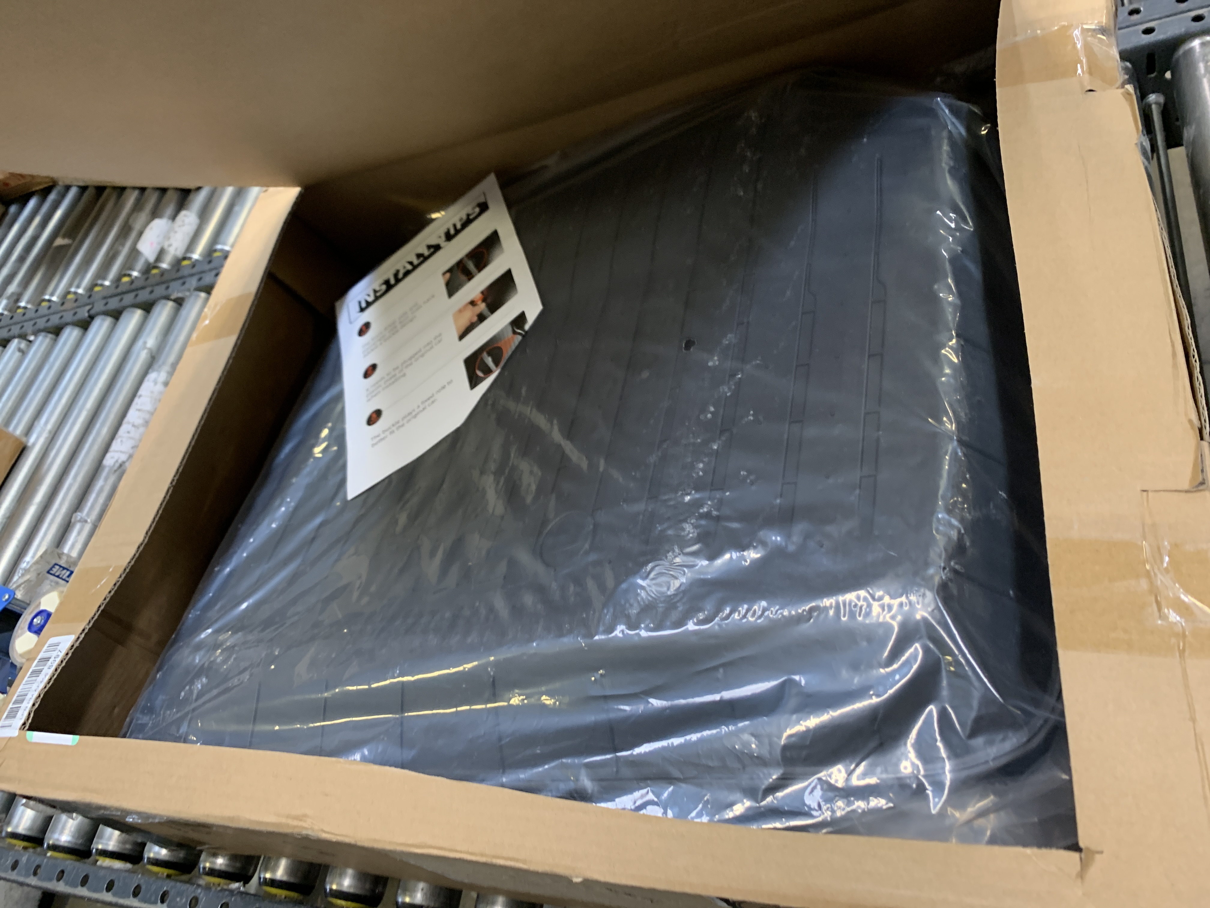 Photo 1 of SUPER LINER Floor Mats Compatible with Tesla Model Y 5-Seat 2021-2023 Custom Fit All Weather TPE Cargo Liner Cargo Trunk Accessories (Does NOT fit 7-Seat)