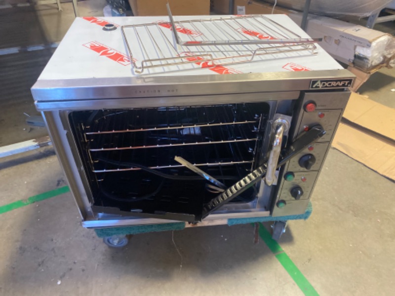 Photo 2 of Adcraft COH-3100WPRO Half-Size Electric Countertop Convection Oven, Professional, Stainless Steel, 220v, NSF --- SOLD FOR PARTS 
