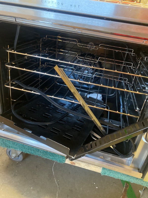 Photo 3 of Adcraft COH-3100WPRO Half-Size Electric Countertop Convection Oven, Professional, Stainless Steel, 220v, NSF --- SOLD FOR PARTS 
