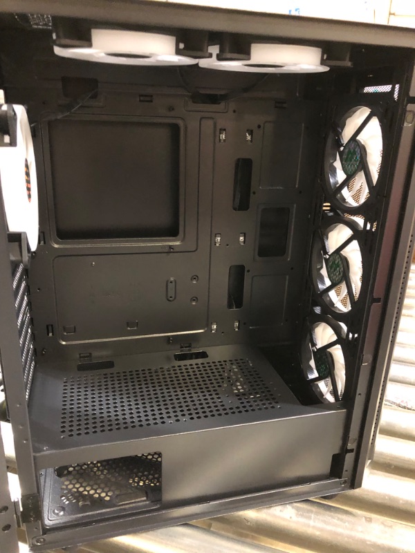 Photo 4 of BLACK PC CASE - METAL FRAME, compatibility unverifiable