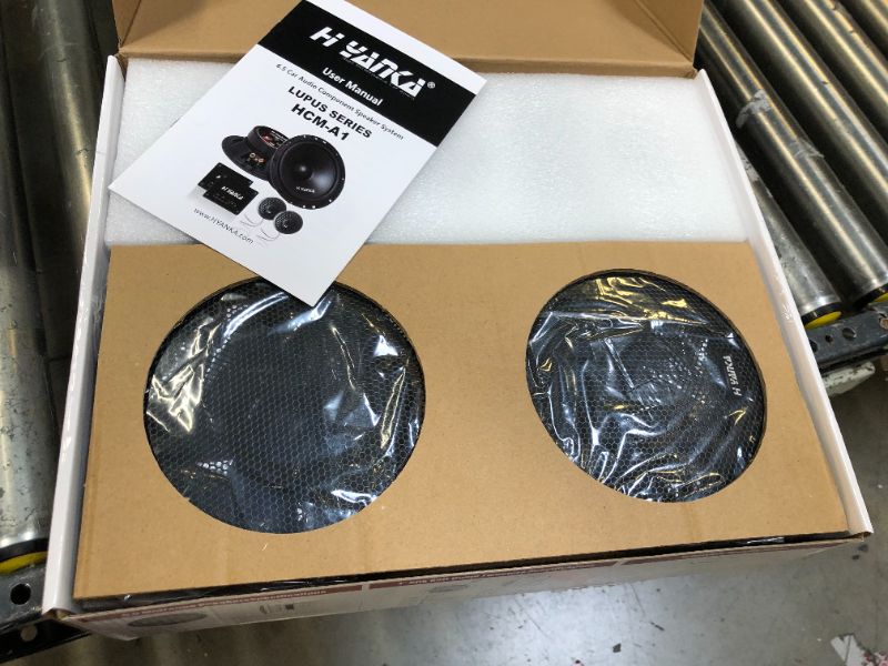 Photo 3 of H YANKA 6.5 Component Car Speakers, 550 Watt Pro Car Audio 4 Ohms Stereo Door Speakers Perfect for Upgrading Any Car Stereo System Includes a Pair of Midrange Woofers,Tweeters, and Crossovers?Pair?