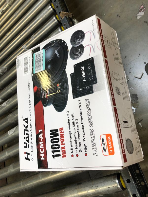 Photo 4 of H YANKA 6.5 Component Car Speakers, 550 Watt Pro Car Audio 4 Ohms Stereo Door Speakers Perfect for Upgrading Any Car Stereo System Includes a Pair of Midrange Woofers,Tweeters, and Crossovers?Pair?