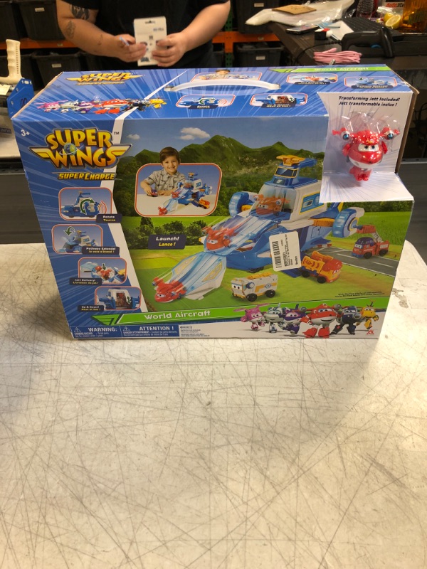 Photo 2 of Alpha Group US Super Wings Transform-A-Bot World Aircraft Play Set Standard