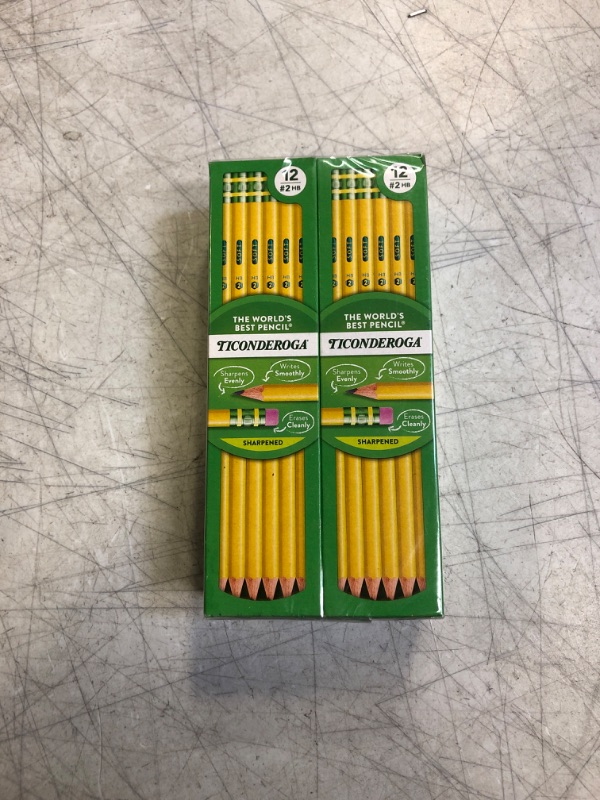 Photo 4 of Ticonderoga Woodcase Pencils 6 BOXES (12 EACH INSIDE BOX) 