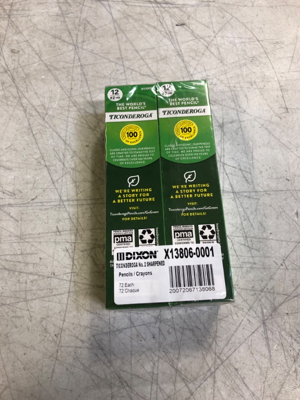 Photo 1 of Ticonderoga Woodcase Pencils 6 BOXES (12 EACH INSIDE BOX) 
