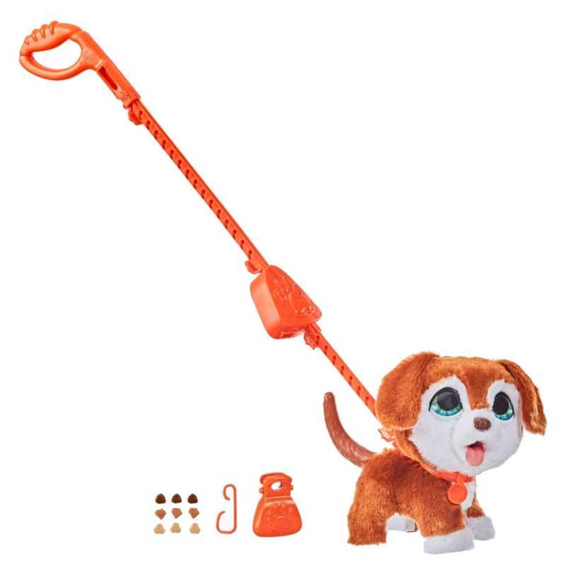 Photo 1 of Hasbro Furreal Poopalots Big Wags Interactive Pet Toy, Connectible Leash System, Ages 4 and up Multi
