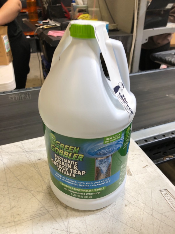 Photo 2 of Green Gobbler Enzyme Drain Cleaner | Controls Foul Odors & Breaks Down Grease, Paper, Fat & Oil in Sewer Lines, Septic Tanks & Grease Traps | 1 Gallon
