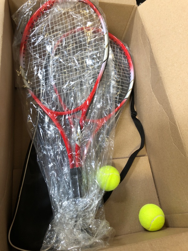 Photo 1 of 2 piece tennis racket set with carrying bag