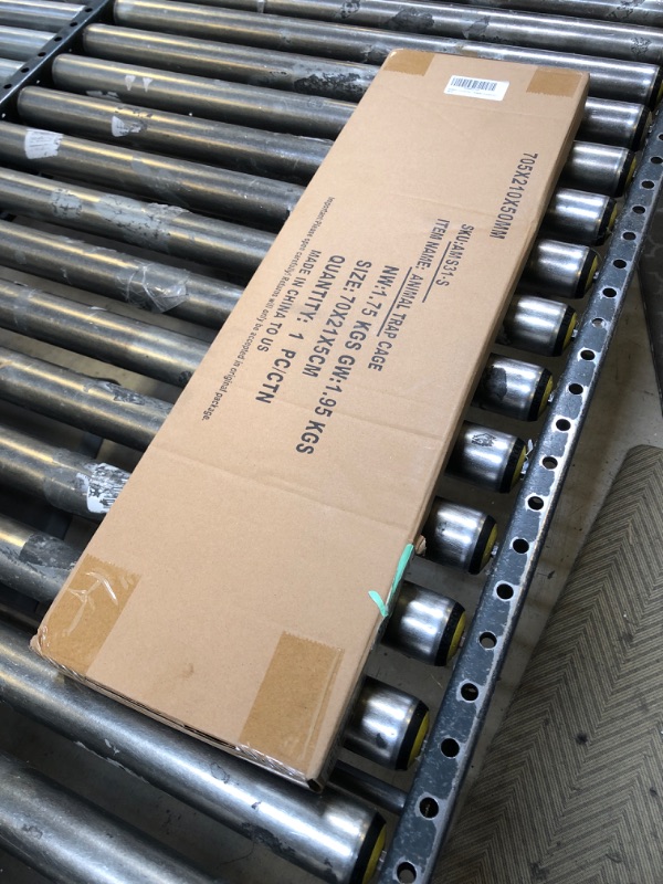 Photo 1 of ANT MARCH Live Animal Cage Trap 24"x8.5"x7.5'' Steel Humane Release Rodent Cage for Stray Cat, Rabbits, Squirrel, Mole, Gopher, Chicken, Opossum, Skunk, Chipmunks, Groundhog Squire Small AnimalsStyle