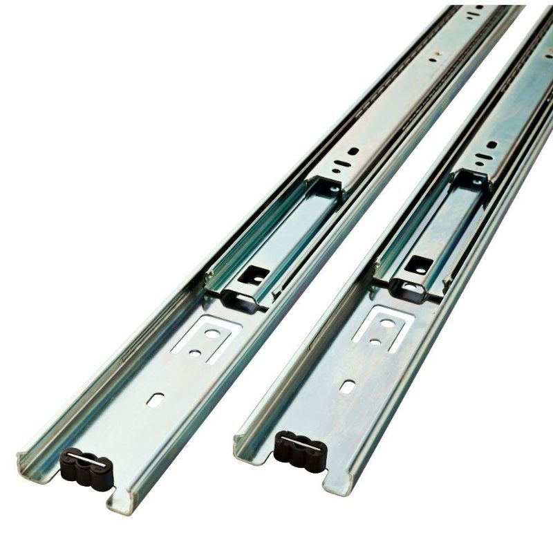 Photo 1 of 2 Pack Promark 3-Section 100 LB Capacity Full Extension Ball Bearing Side Mount Drawer Slides (26 Inches) 26 Inches