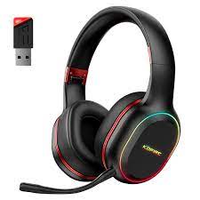 Photo 1 of 2.4GHz/Bluetooth Wireless Gaming Headset for PC, Laptop, PS5, PS4, Nintendo Switch, Dynamic EQ Ultra-Low Latency Bluetooth Gaming Headphone for Cell Phone, 30H Playtime with Detachable Microphone
