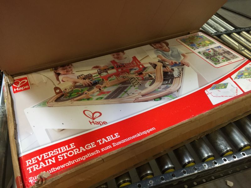Photo 1 of Hape Reversible Train Storage Table