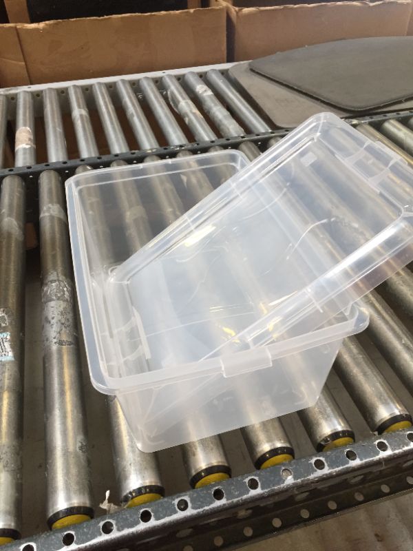 Photo 1 of 16"x11"x6.5" tote box with lid