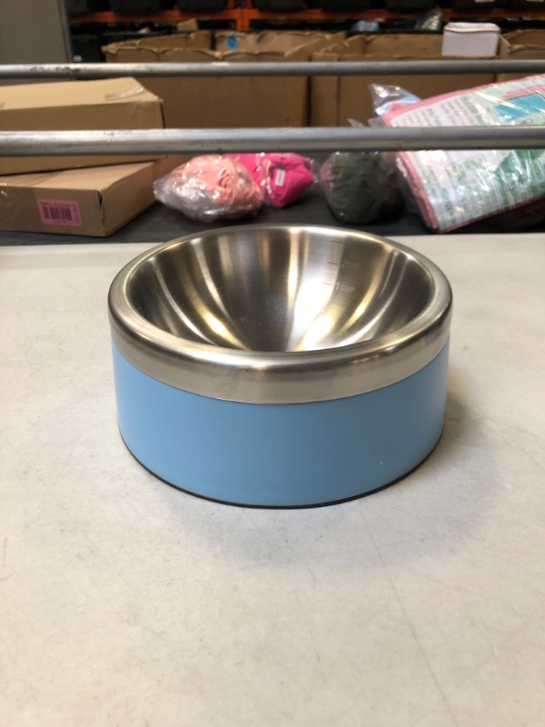 Photo 1 of  Dog Bowl No Spill, Pet Water Bowl No Drip Slow Water Feeder Bowl 