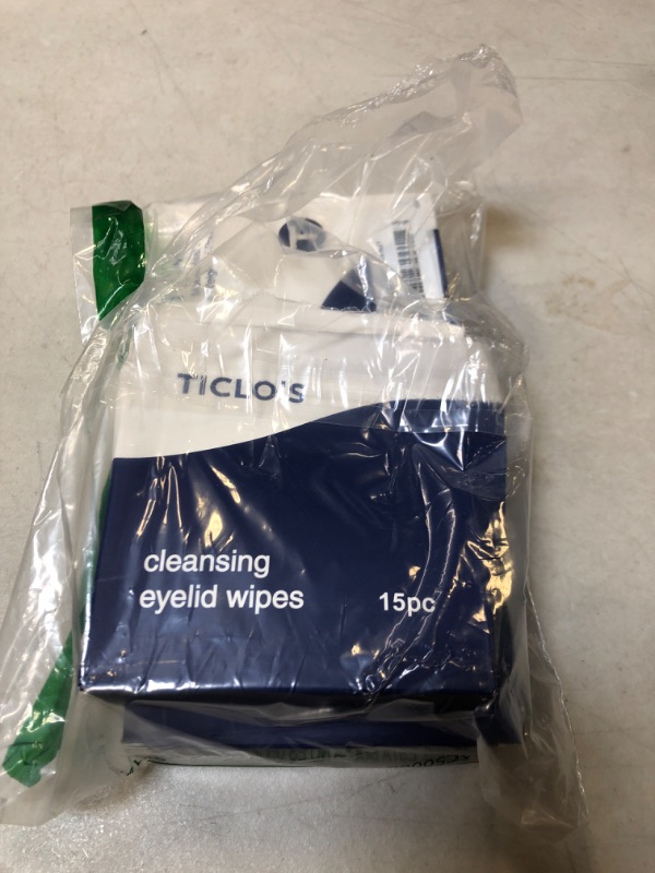 Photo 1 of  Daily Hygienic Eyelid & Lash Wipes | For Blepharitis & Itchy Eyes, Demodex | Box Of 60 Individually Wrapped Eyelash Wipes, Natural Makeup Remover & Daily Cleanser