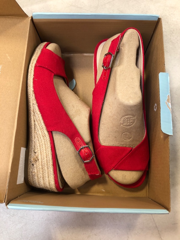 Photo 2 of LifeStride Women's Socialite Espadrille Wedge Sandal
SIZE 8.5
USED OPEN BOX ITEM 