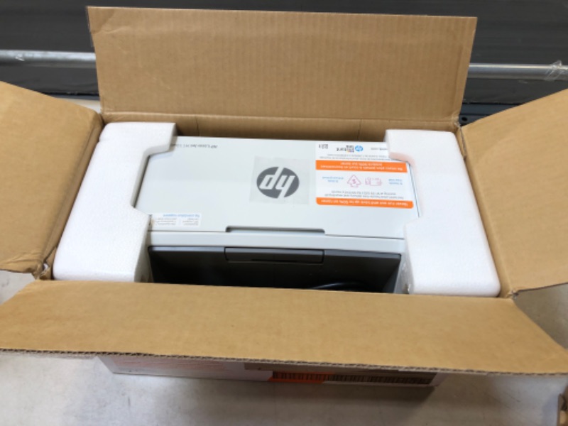 Photo 2 of LaserJet M110we Wireless Black and White Laser Printer with 6 months of Instant Ink included with HP+
OPEN BOX ITEM 