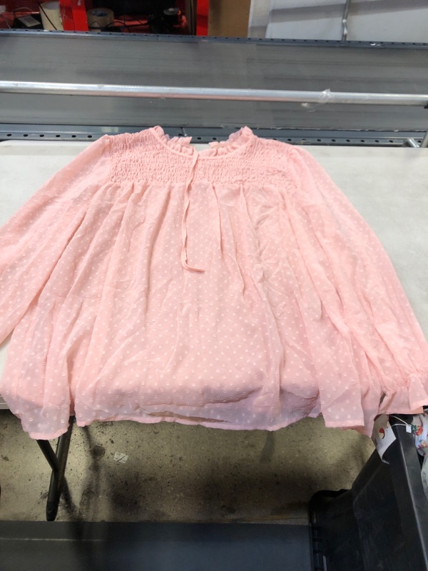 Photo 1 of  WOMENS PINK BLOUSE XL