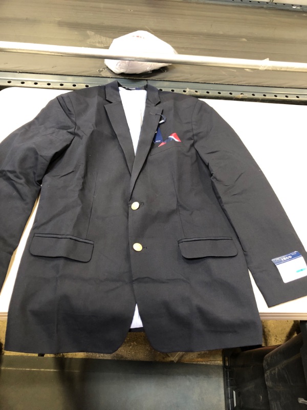 Photo 2 of Boys 8-20 & Huskey IZOD Brass-Button Blazer  16 REGULAR