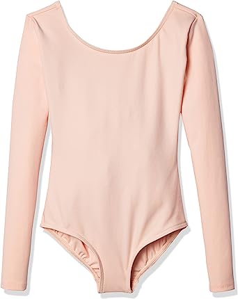 Photo 1 of Girls' Team Basics Long Sleeve Leotard   SMALL