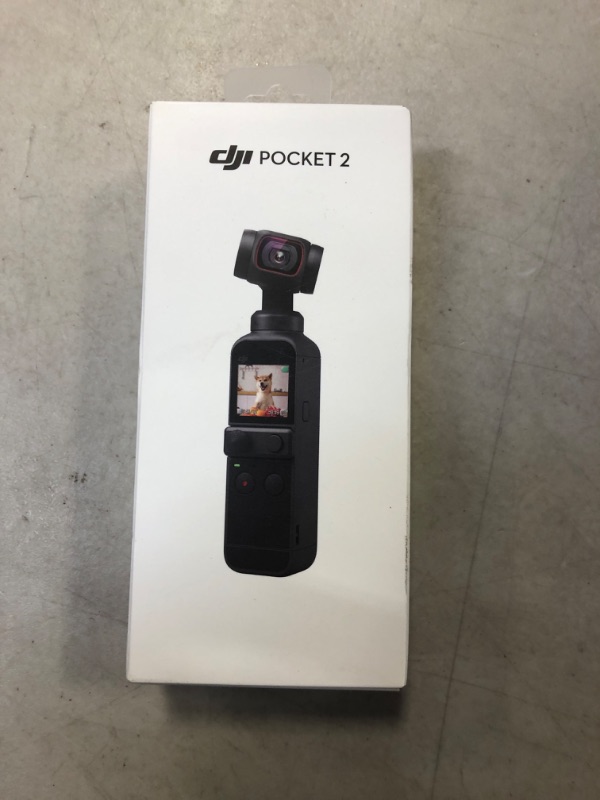 Photo 2 of DJI Pocket 2 - Handheld 3-Axis Gimbal Stabilizer with 4K Camera, 1/1.7” CMOS, 64MP Photo, Pocket-Sized, ActiveTrack 3.0, Glamour Effects, YouTube TikTok Video Vlog, for Android and iPhone, Black
