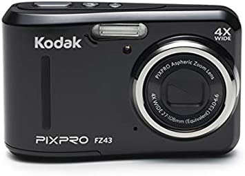 Photo 1 of Kodak PIXPRO Friendly Zoom FZ43-BK 16MP Digital Camera with 4X Optical Zoom and 2.7" LCD Screen (Black)
