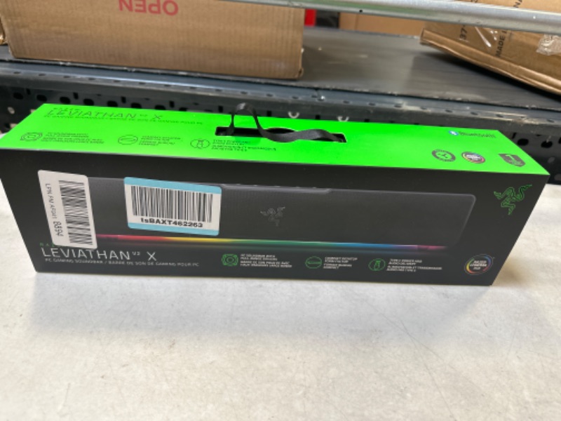 Photo 3 of Razer Leviathan V2 X: PC Soundbar  Non-Slip Rubber Base - Designed for Gaming Headsets - Classic Black