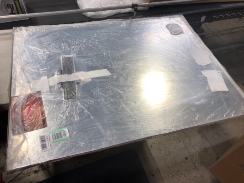 Photo 2 of VIZ-PRO Large Dry Erase White Board/Magnetic Foldable Whiteboard, 72 X 48 Inches, Silver Aluminium Frame
OPEN BOX ITEM 