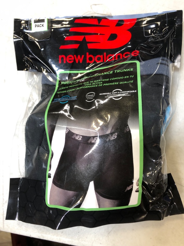 Photo 2 of New Balance Men's Dry Fresh 9" Inseam Boxer Briefs (2-Pack of Men's Underwear)
