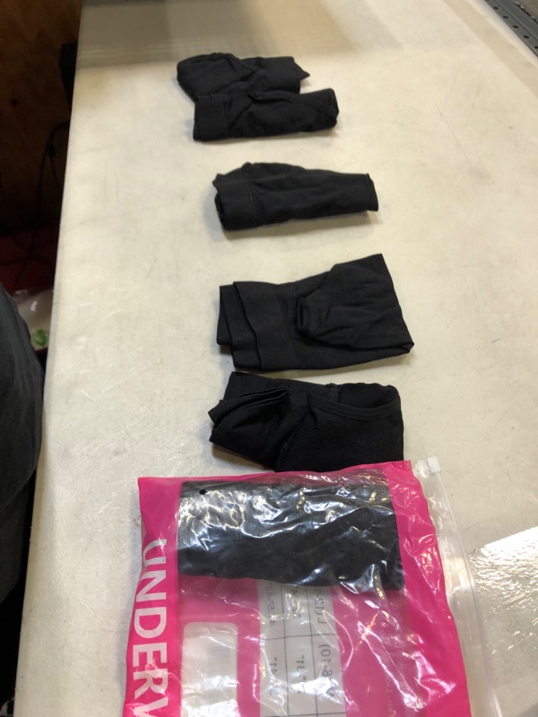 Photo 2 of Areke Womens Bikini Panties Seamless Underwear, Soft Stretch Cheekini Hipster Briefs 6 Pack Medium Black 6pack