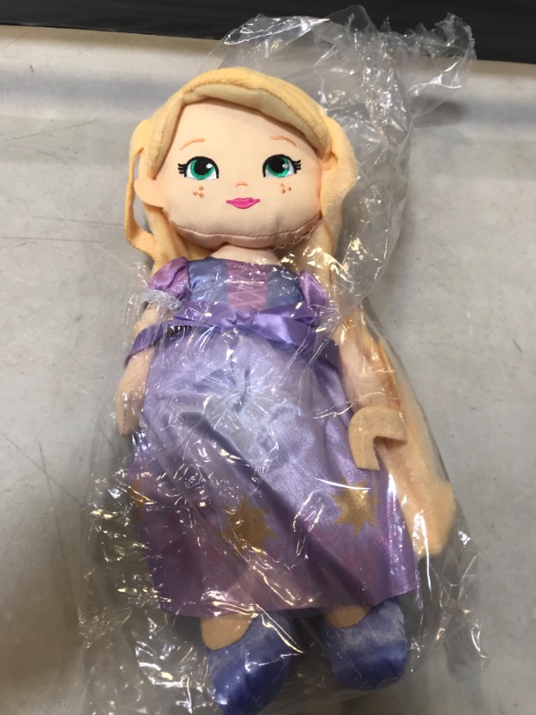 Photo 2 of Disney Princess So Sweet Princess Rapunzel, 12.5 Inch Plush with Blonde Hair, Tangled, by Just Play