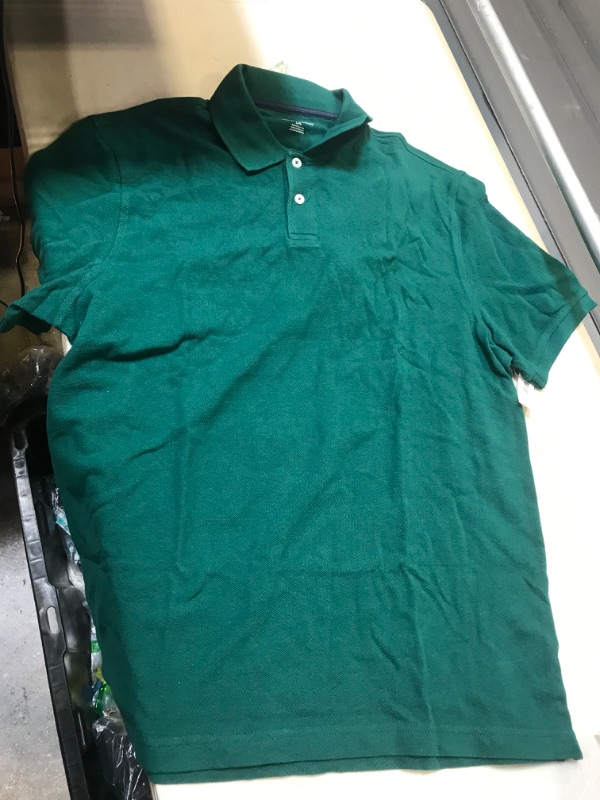 Photo 2 of Amazon Essentials Men's Slim-Fit Cotton Pique Polo Shirt
